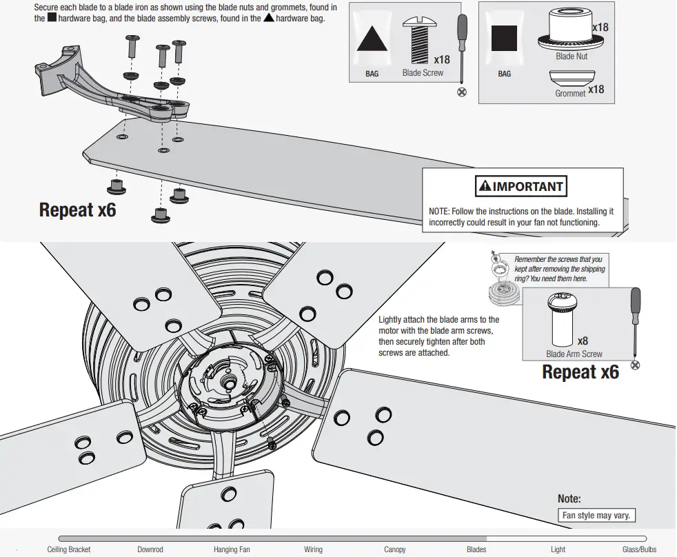 Hunter 51426 Hilmouth Ceiling Fan - 23