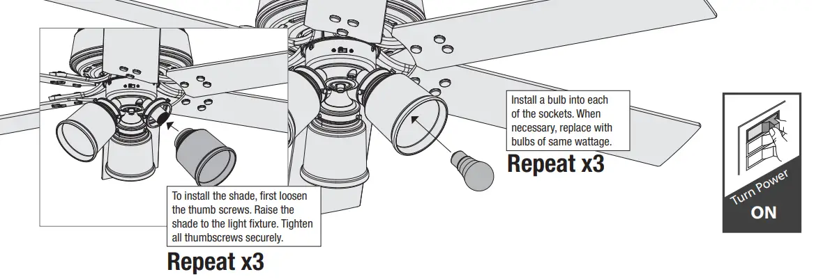 Hunter 51426 Hilmouth Ceiling Fan - 25