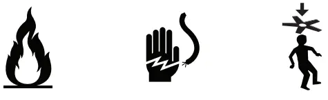 Hunter 51426 Hilmouth Ceiling Fan - Warning