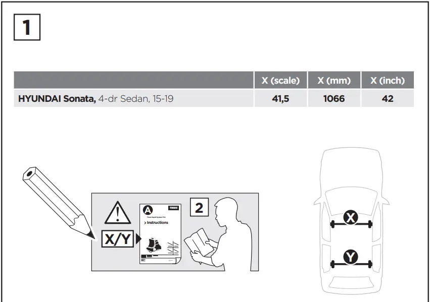 THULE Rapid System Kit 1763 3