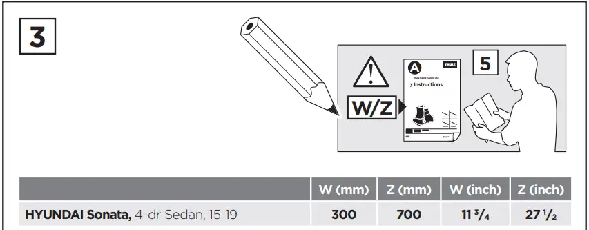 THULE Rapid System Kit 1763 8