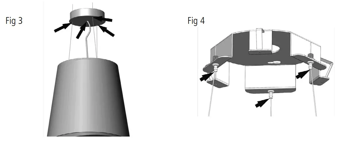 caple ZAL48CO ZAL48SL ZAL48BK Zalto Island Extractor Hoods - openings 1