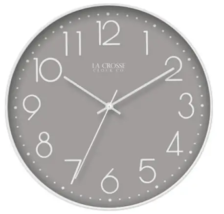 LA CROSSE CLOCK CO 404-3831 12 Inch Analog Wall Clock