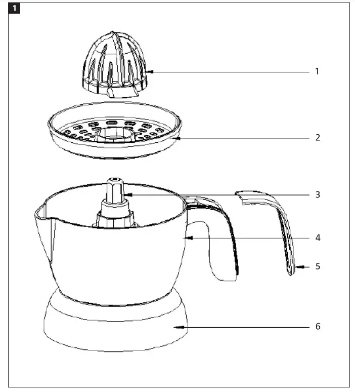 Menuett 001628 Lemon Squeezer - Figure 1