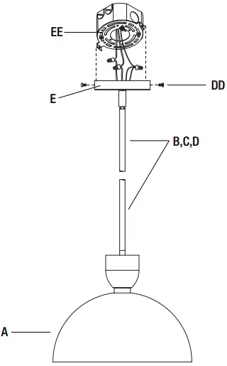 Installing the fixture body
