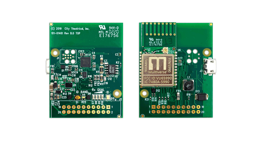 City Theatrical 5907 Multiverse Receiver Card 900mhz User Manual