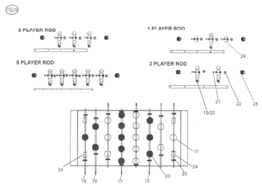 SIMBA Top Class Professional Soccer Table for Football - fig11