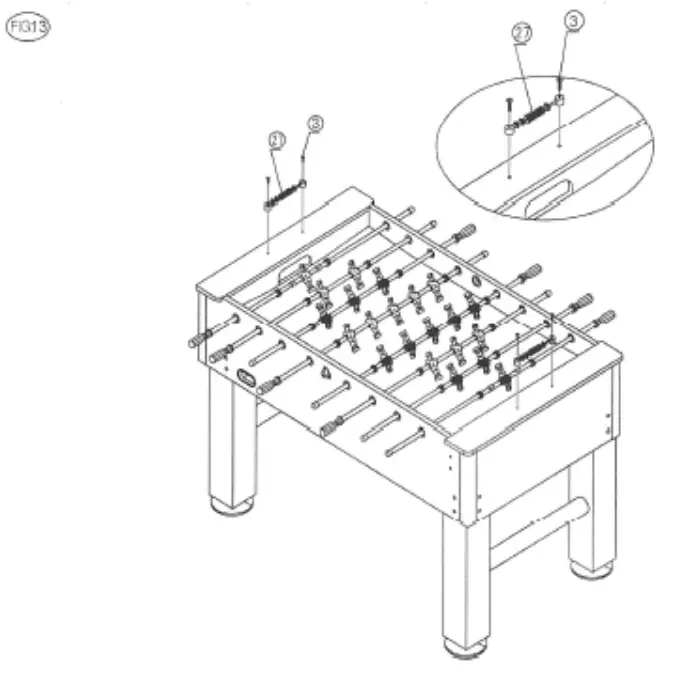 SIMBA Top Class Professional Soccer Table for Football - fig14