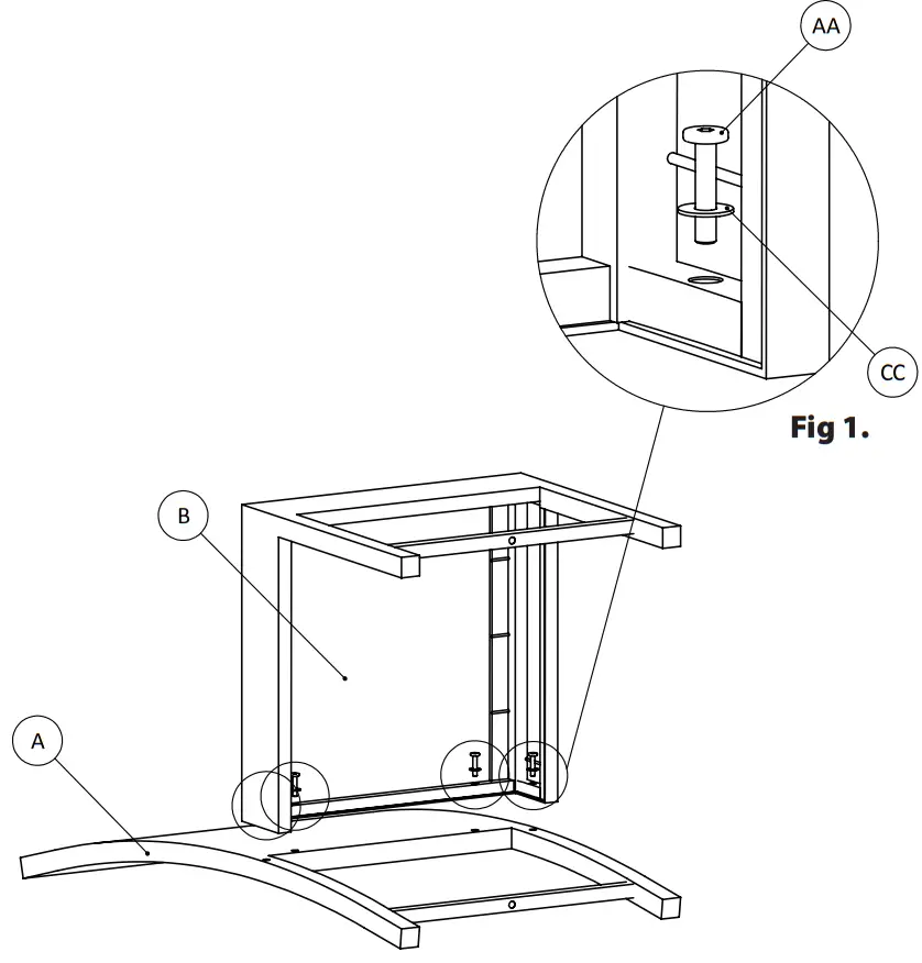 TDC USA INC 22589 5pc Wicker Patio Bistro Bar Set -fig5