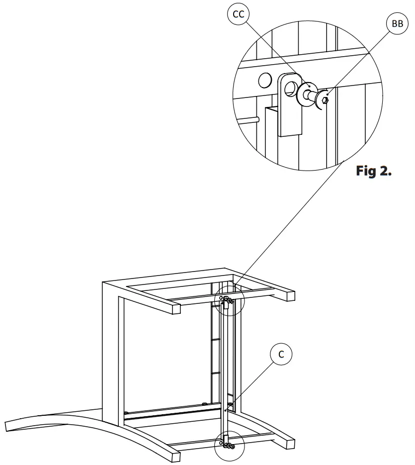 TDC USA INC 22589 5pc Wicker Patio Bistro Bar Set -fig6