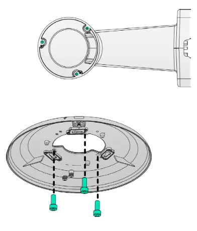 AVA Quad 4 X 5MP Camera - top
