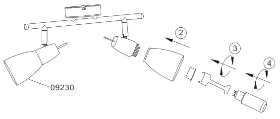 LeuchtenDireckt 11862 55 Julia LED Ceiling Light - fig1