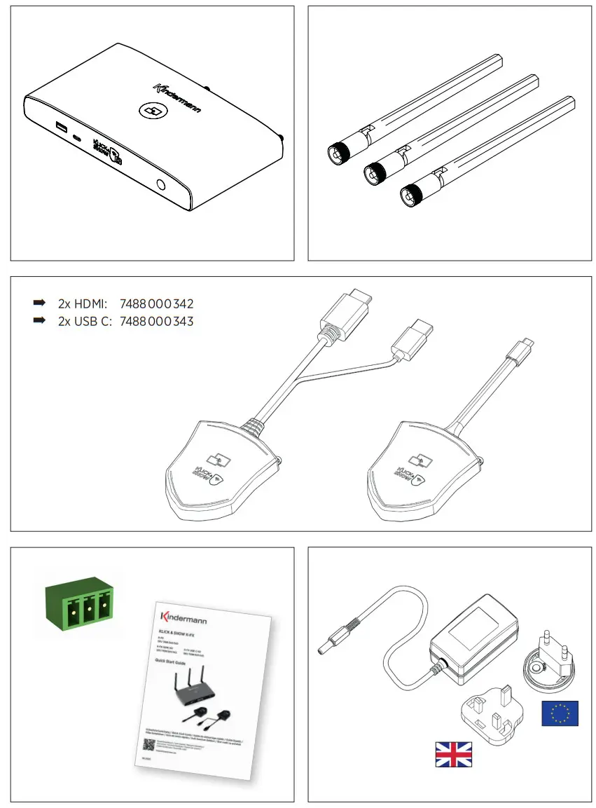 Kindermann KLICK&SHOW K-FX Wireless Conferencing System - Figure 1