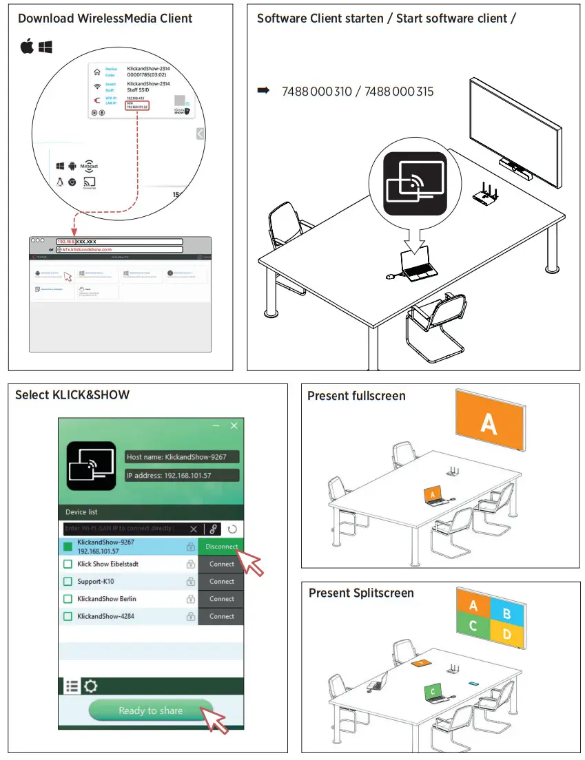 Kindermann KLICK&SHOW K-FX Wireless Conferencing System - Figure 5