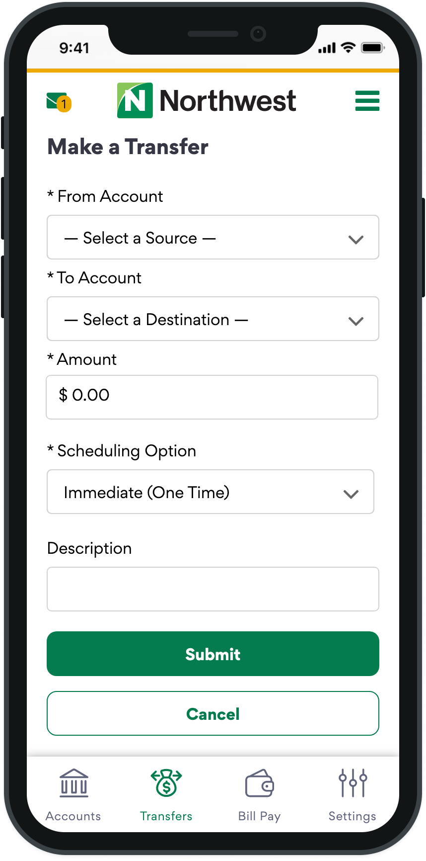 Northwest 2021 Personal Online Banking-fig1