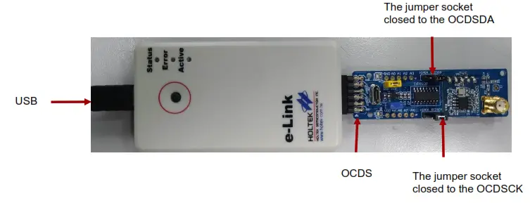 HOLTEK BC66F2332 Easy DEV - Schematic Diagram