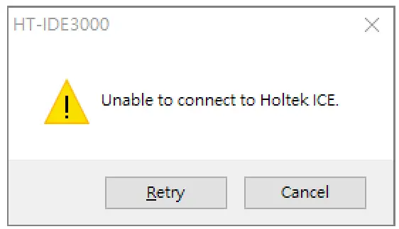 HOLTEK BC66F2332 Easy DEV - message