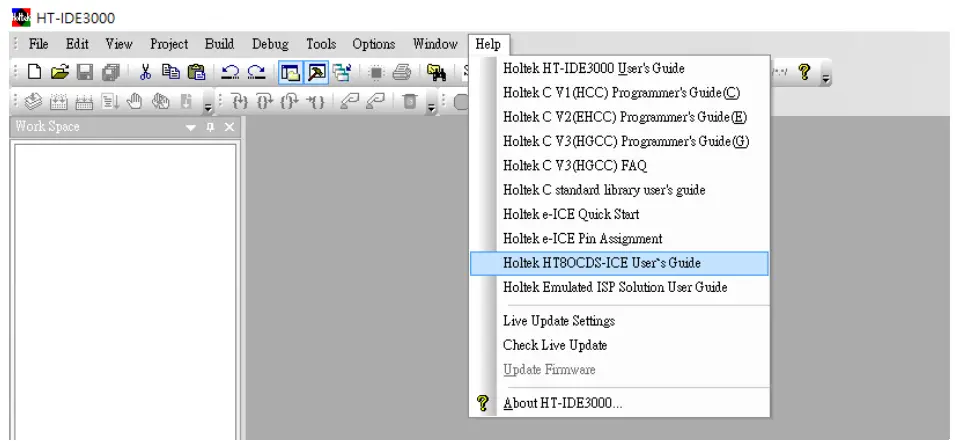HOLTEK BC66F2332 Easy DEV - software