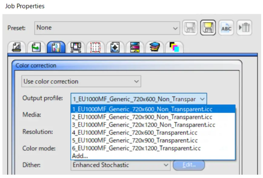Roland EU 1000MF Special Color Ink Large Format UV LED Flatbed Printer - Transparent media