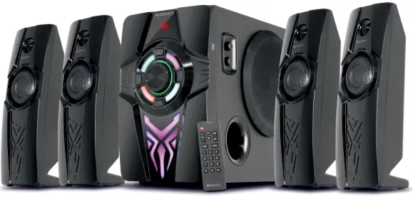 ZEBRONICS ZEB-TRIDENT 4 in 1 Speaker System-fig1
