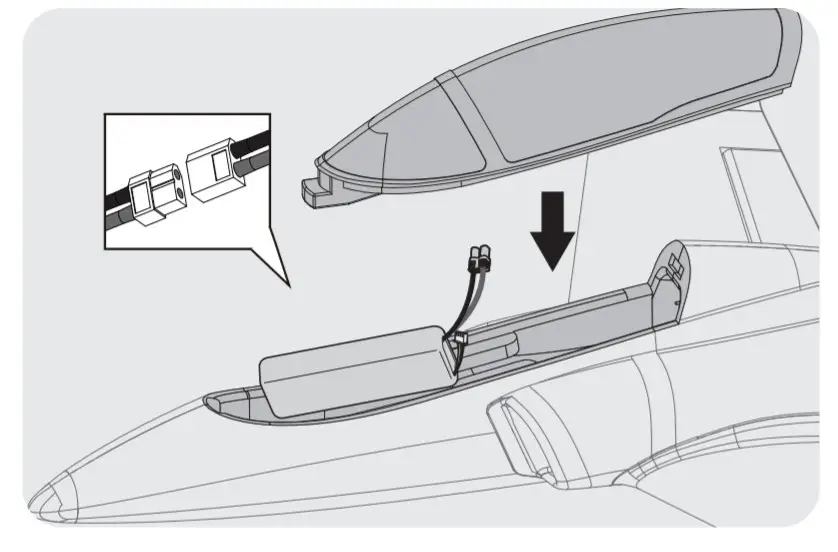 50mm Arrows Viper - Battery installation