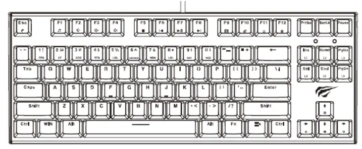 alza cz KB857L Mechanical Gaming Keyboard