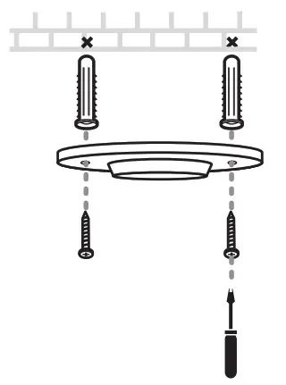 tp-link tapo Pan Tilt Home Security Wi-Fi Camera - Mounting Instructions 2