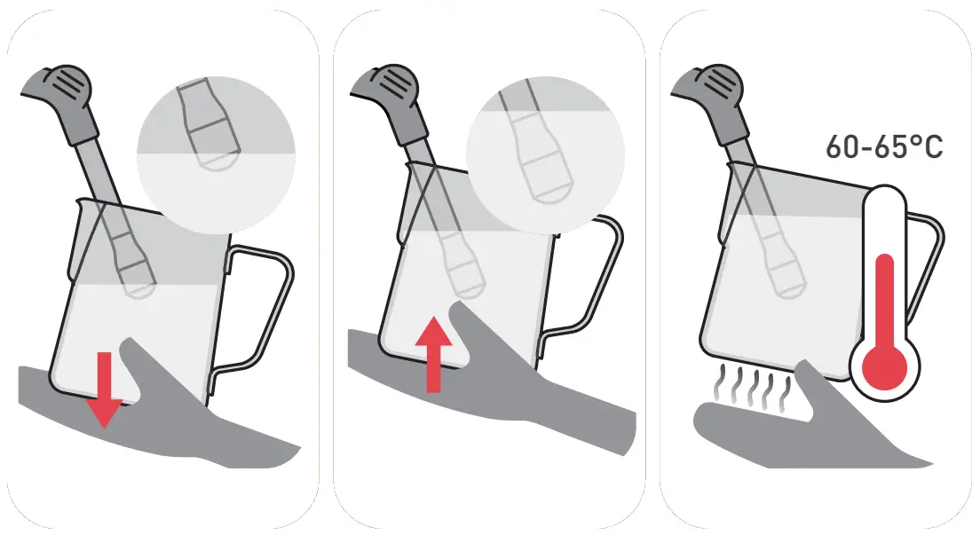 EMM2900 Compact Barista Espresso Machine Use illustration
