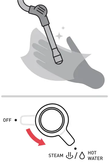 EMM2900 Compact Barista Espresso Machine Use illustration