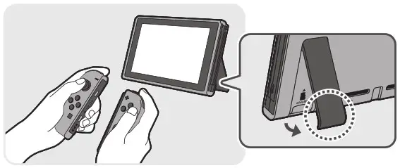 Nintendo Switch - Tabletop mode (not applicable to Nintendo Switch Lite)