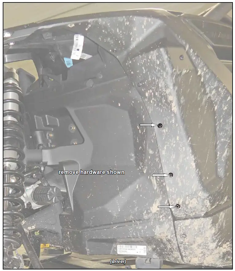 SUPERATV Can Am Maverick X3 Inner Fender Guards 1