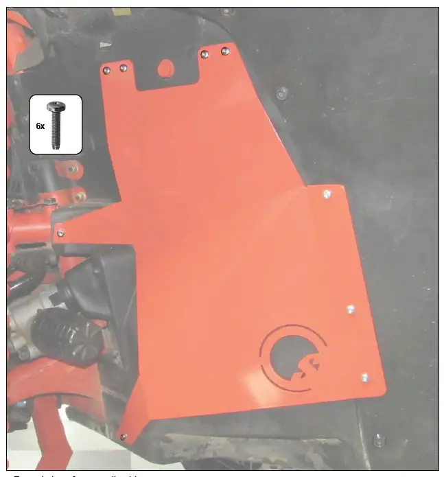 SUPERATV Can Am Maverick X3 Inner Fender Guards 4