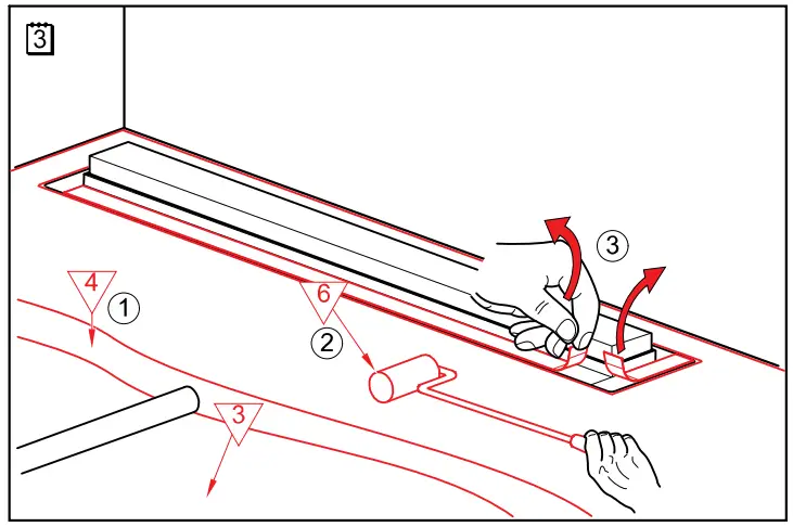 ALCA PLAST APZ107 650mm SIMPLE Linear Drain Plastic fig4