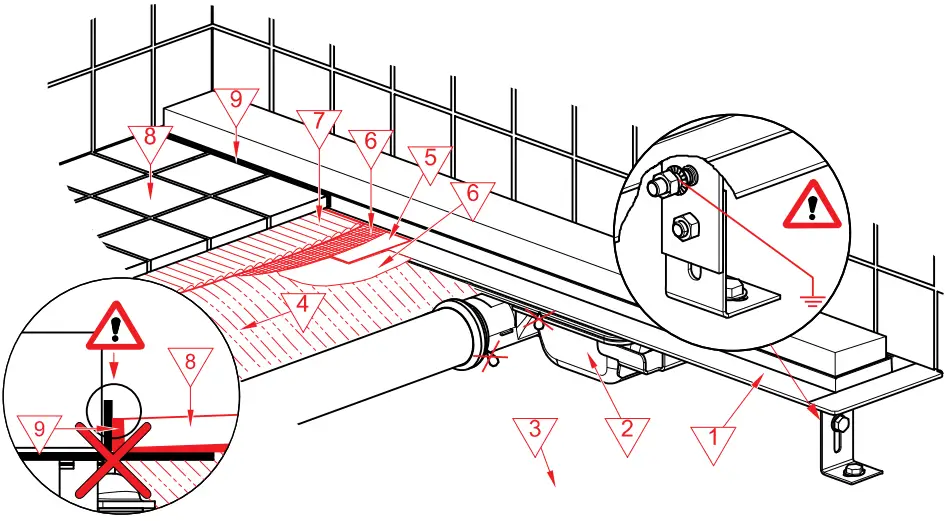 ALCA PLAST APZ107 650mm SIMPLE Linear Drain Plastic fig7