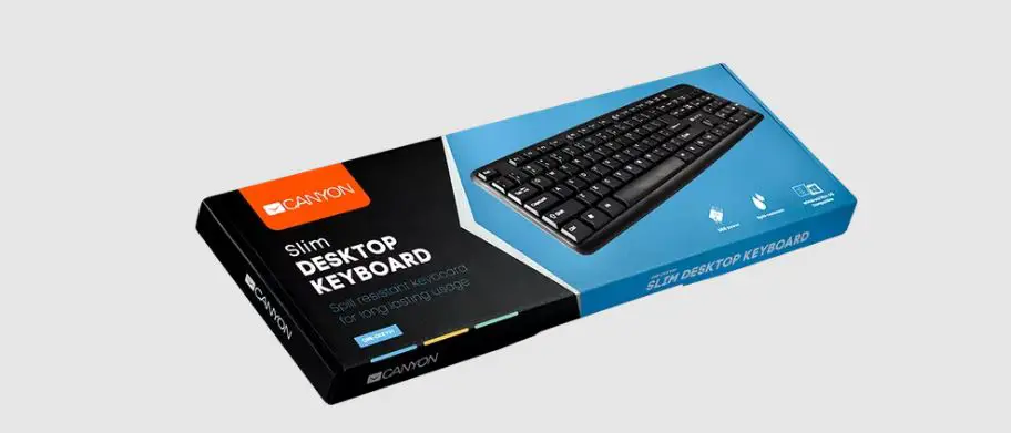 Canyon Slim Desktop Keyboard Kb-1 User Guide