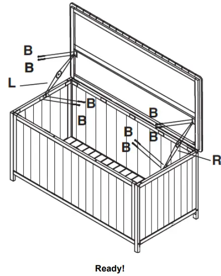 wiltec 51870 Garden Storage Box-fig7