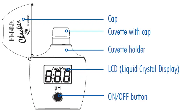 HANNA-instruments-HI780-Marine-pH-Checker-HC-Handheld-Colorimeter-fig-1