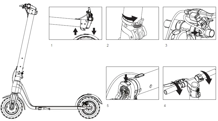 JIVR Electric Scooter Silver-8