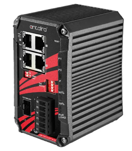 antaira LNP-C501G-SFP-bt-24 Series 5 Port Ethernet Switch