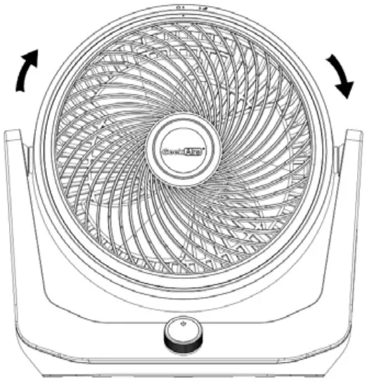 Dimplex DCAC25DC DC Rechargeable Air Circulator - Figure 5