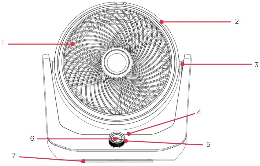 Dimplex DCAC25DC DC Rechargeable Air Circulator - Figure 6