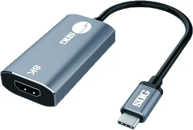 SIIG 259180 Ac Cb-tc0l11 s1 USB C to HDMI Adapter 8K - Cover