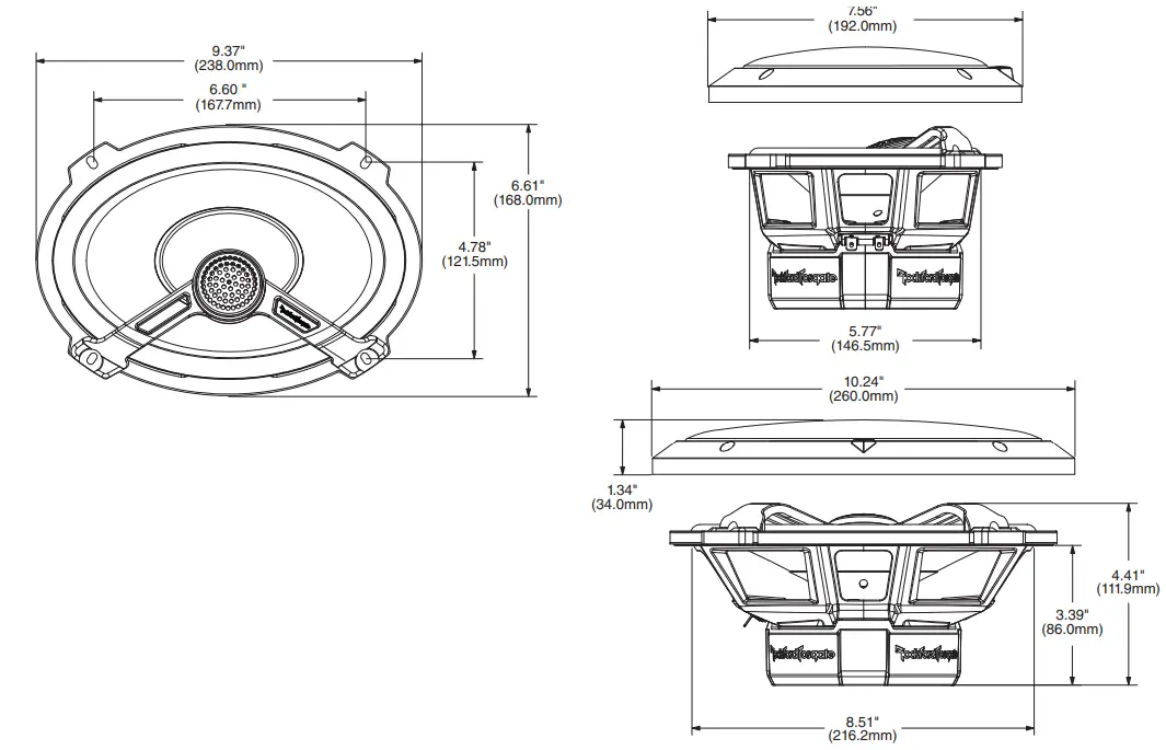 Rockford-Fosgate-T1692-6X9-2-Way-Full-Range-Speaker-fig-2