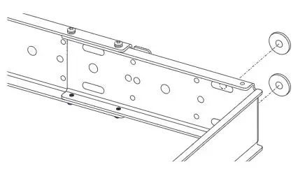 YAMAHA UB-DXRDHR10 U-Bracket Owner's Manual - Affix the U-bracket on the wall