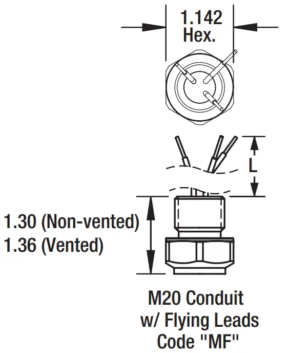 ASHCROFT E2F Explosion Proof Flameproof Pressure Transducer fig 4.