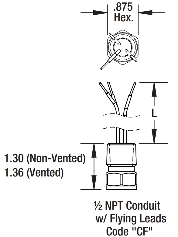 ASHCROFT E2F Explosion Proof Flameproof Pressure Transducer fig 5