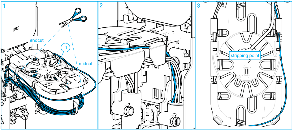 COMMSCOPE CC 100 NOVUX Fiber Optic System - Cut subunit