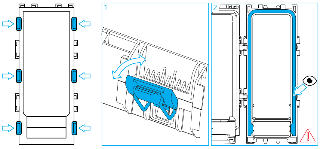 COMMSCOPE CC 100 NOVUX Fiber Optic System - Open the closure