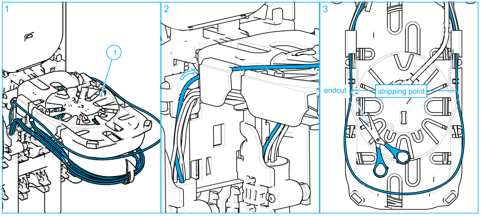 COMMSCOPE CC 100 NOVUX Fiber Optic System - Shaved subunit