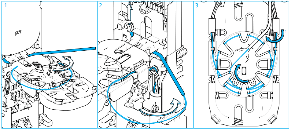 COMMSCOPE CC 100 NOVUX Fiber Optic System - splice tray1